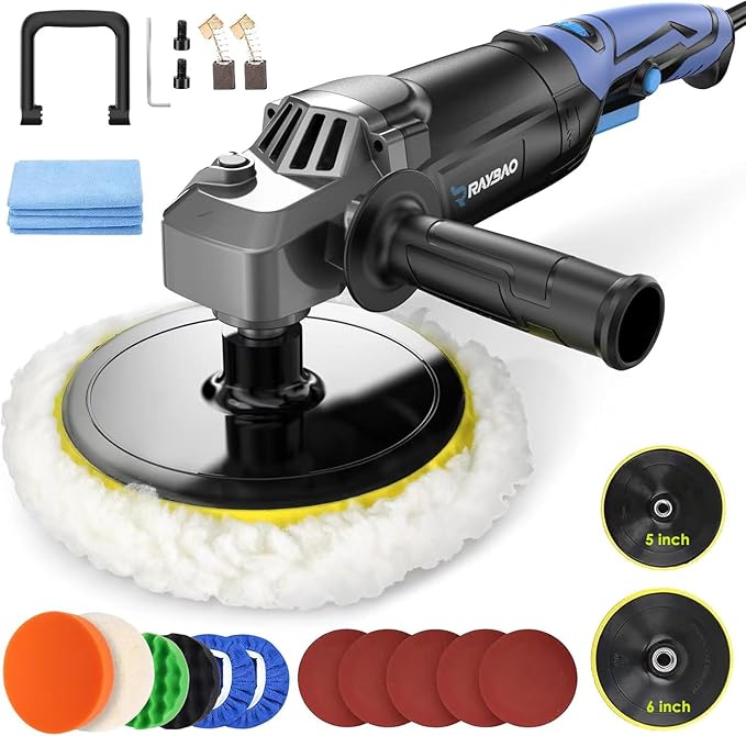Buffer Polisher, Rotary Buffer 1200W, Car Buffing
